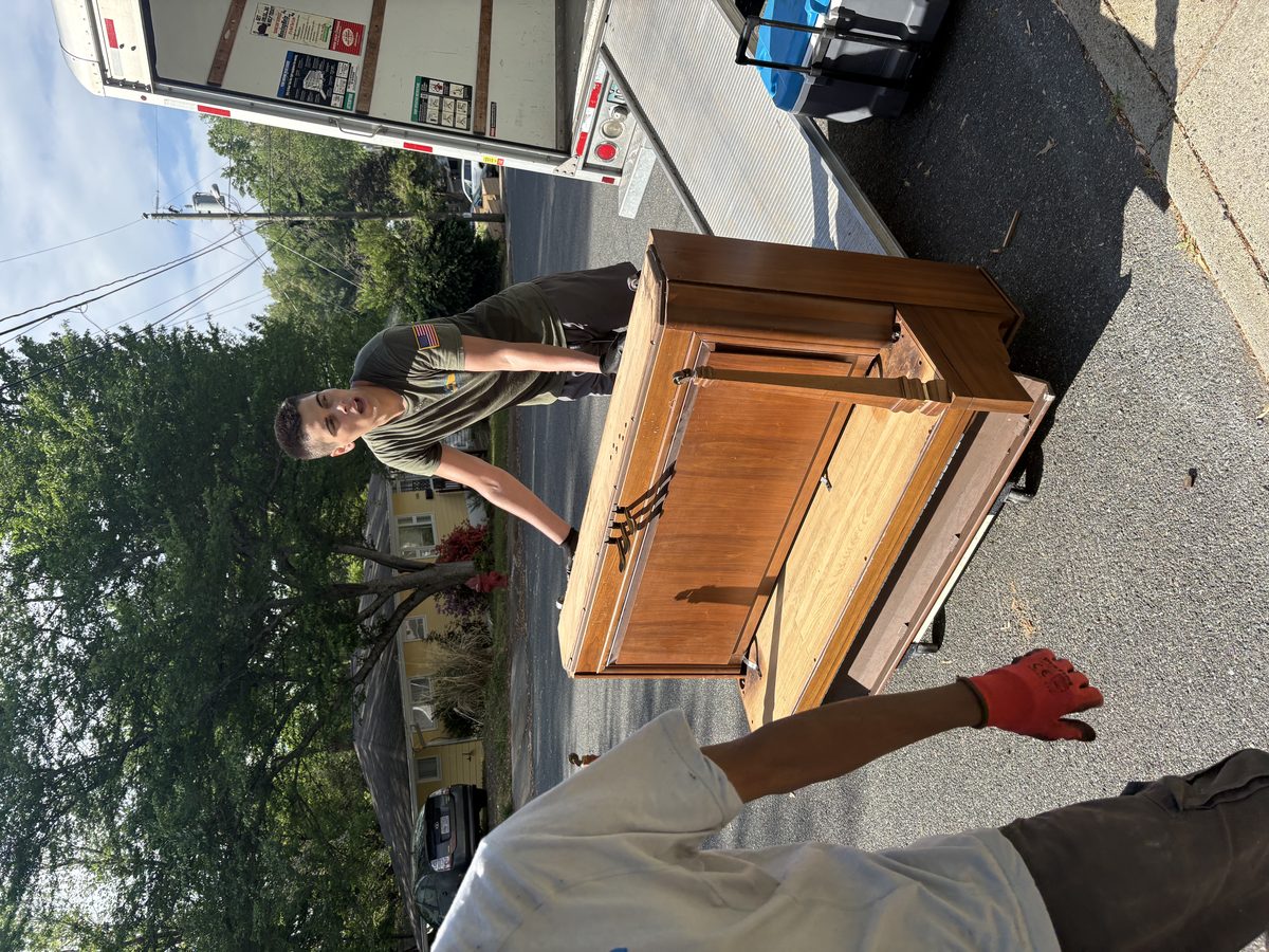 Piano removal crew Charlottesville VA