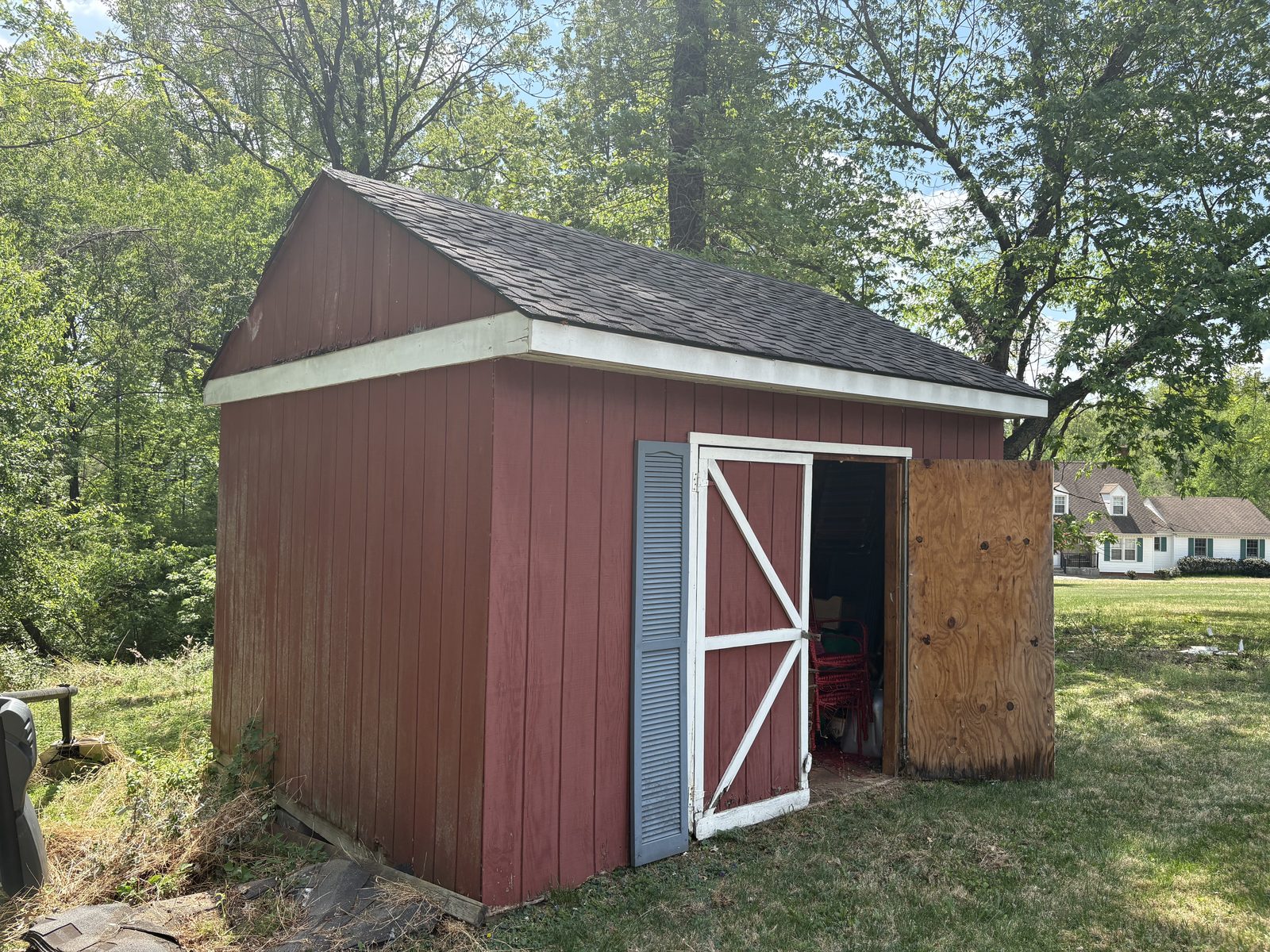 Shed demolition in Madison VA — Albemarle Moving